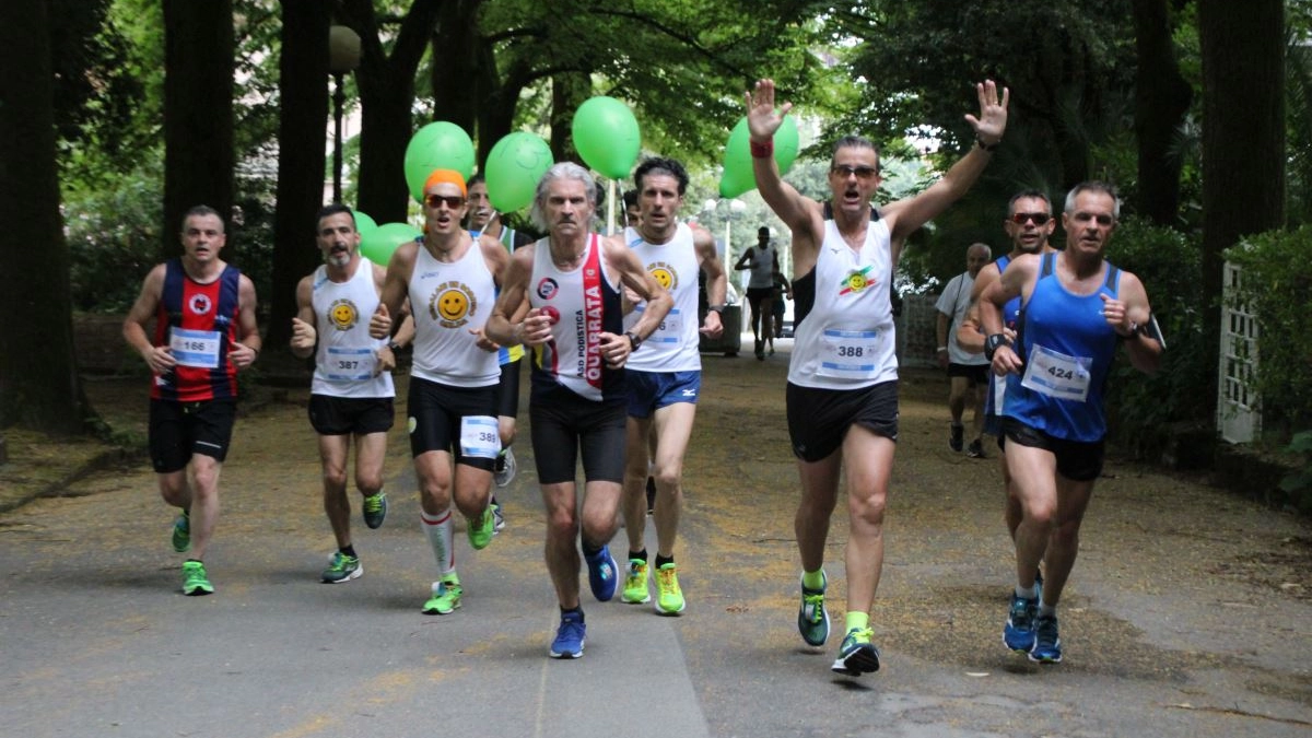 La corsa a Montecatini (foto Regalami un sorriso onlus)