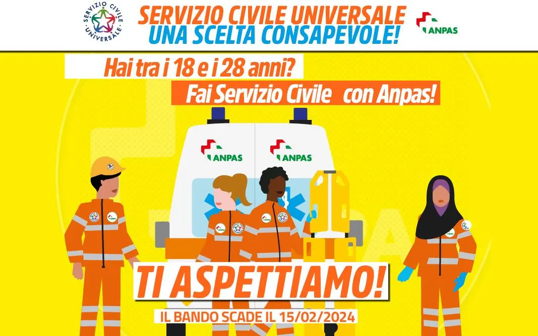 Le scadenze del bando per i quaranta posti del Servizio civile