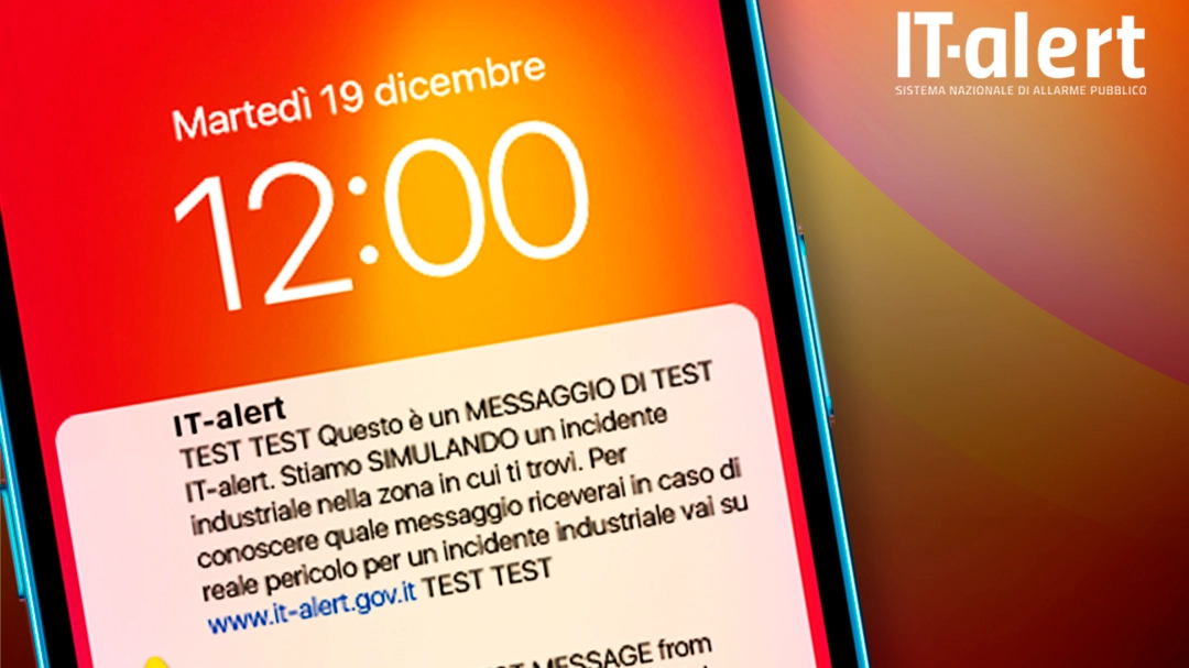 IT-Alert, a Prato il 23 gennaio la simulazione di un incidente chimico-industriale. Con il messaggio di test alla cittadinanza