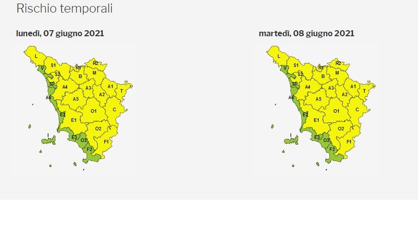 Allerta Meteo Toscana, Coinvolta Tutta La Regione Tranne La Costa