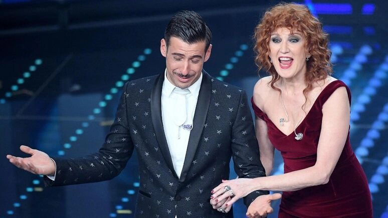 Francesco Gabbani e Fiorella Mannoia (Foto Ansa)