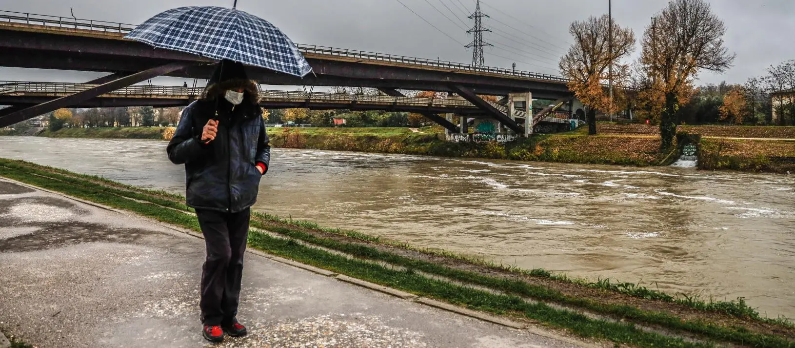 Oggi codice giallo maltempo per pioggia e vento forte