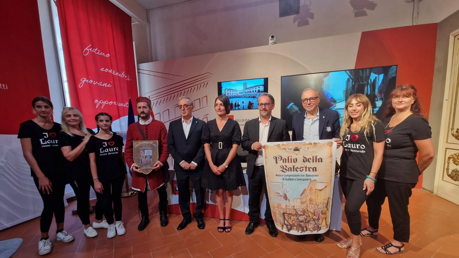 Presentazione feste del Palio in regione