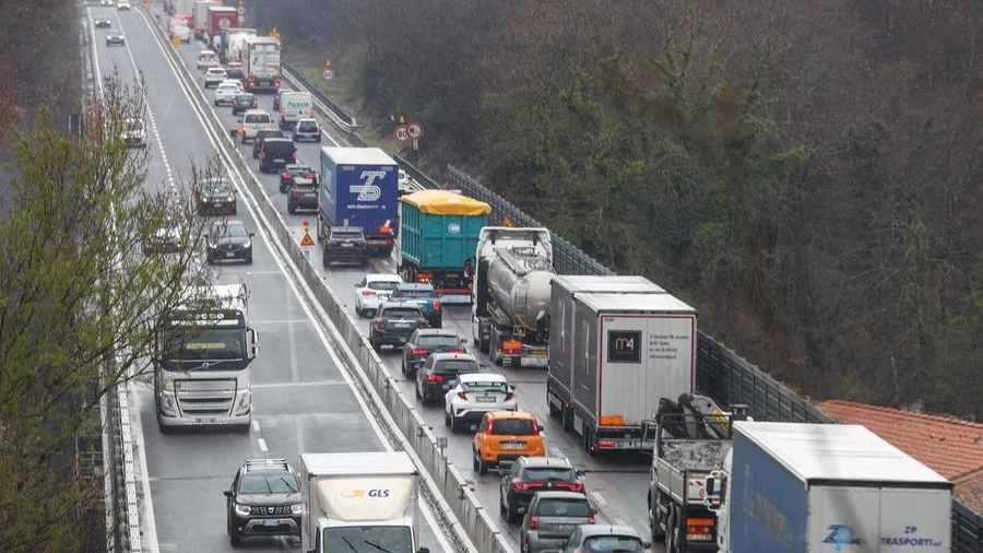 Il traffico in FiPiLi è aumentato a causa del cantiere fra Ginestra e Montelupo Fiorentino