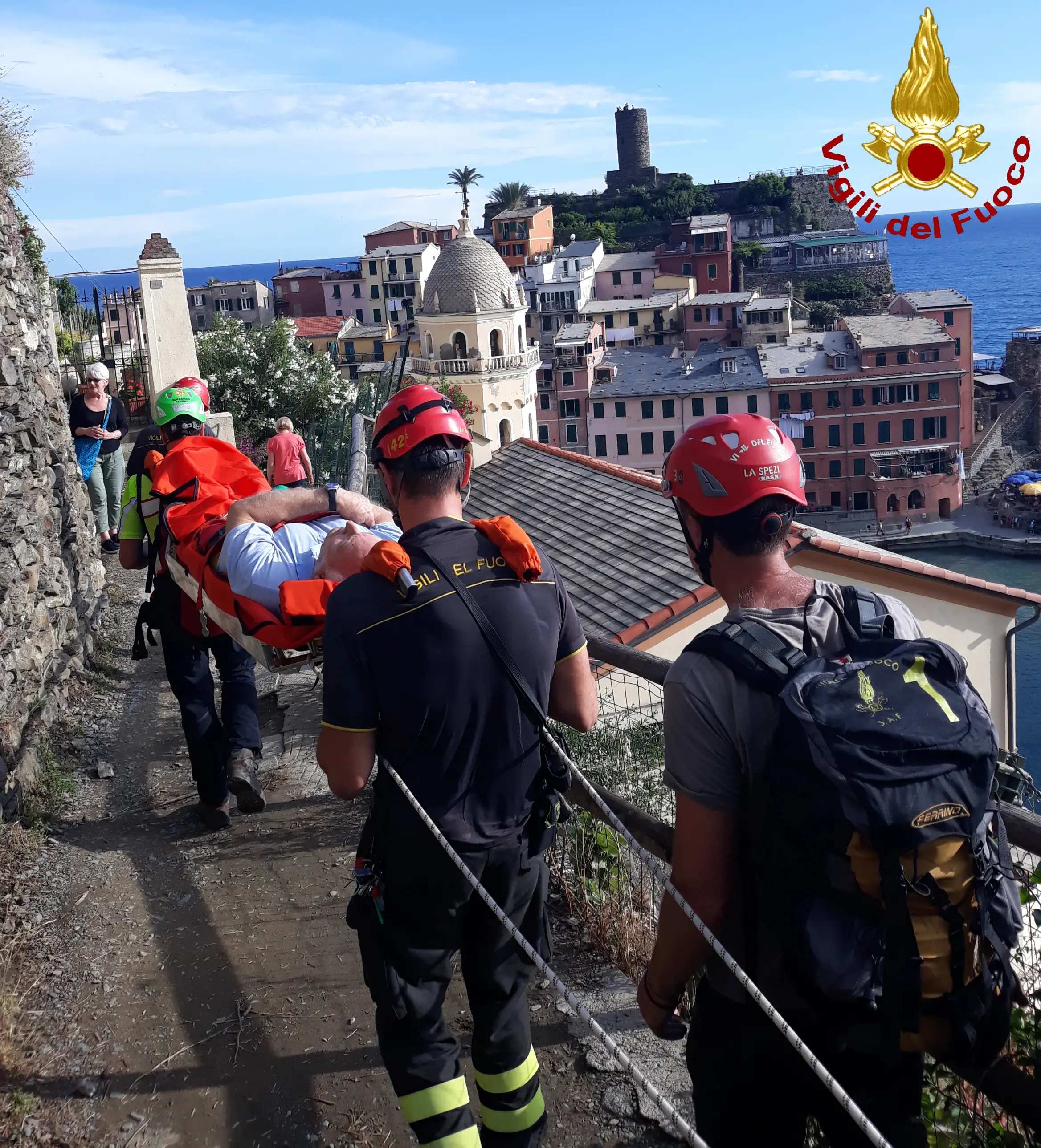 Turista texano ferito alle Cinque Terre