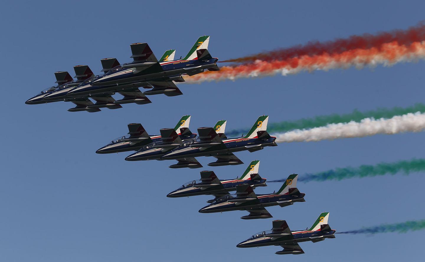 Ecco le Frecce Tricolori, tra maggio e giugno a Tirrenia e