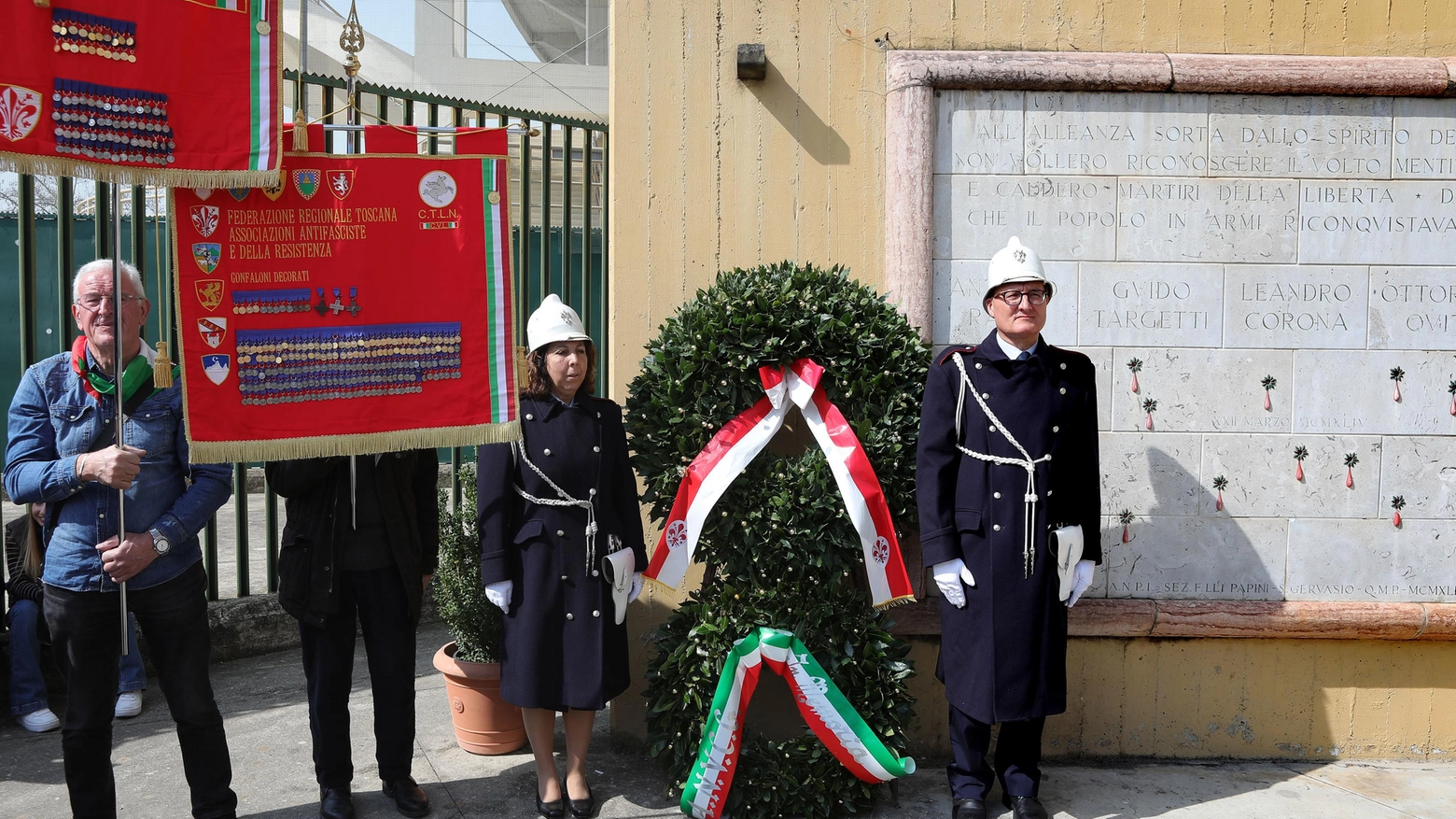 Martiri di Campo di Marte  Cerimonia con le scuole