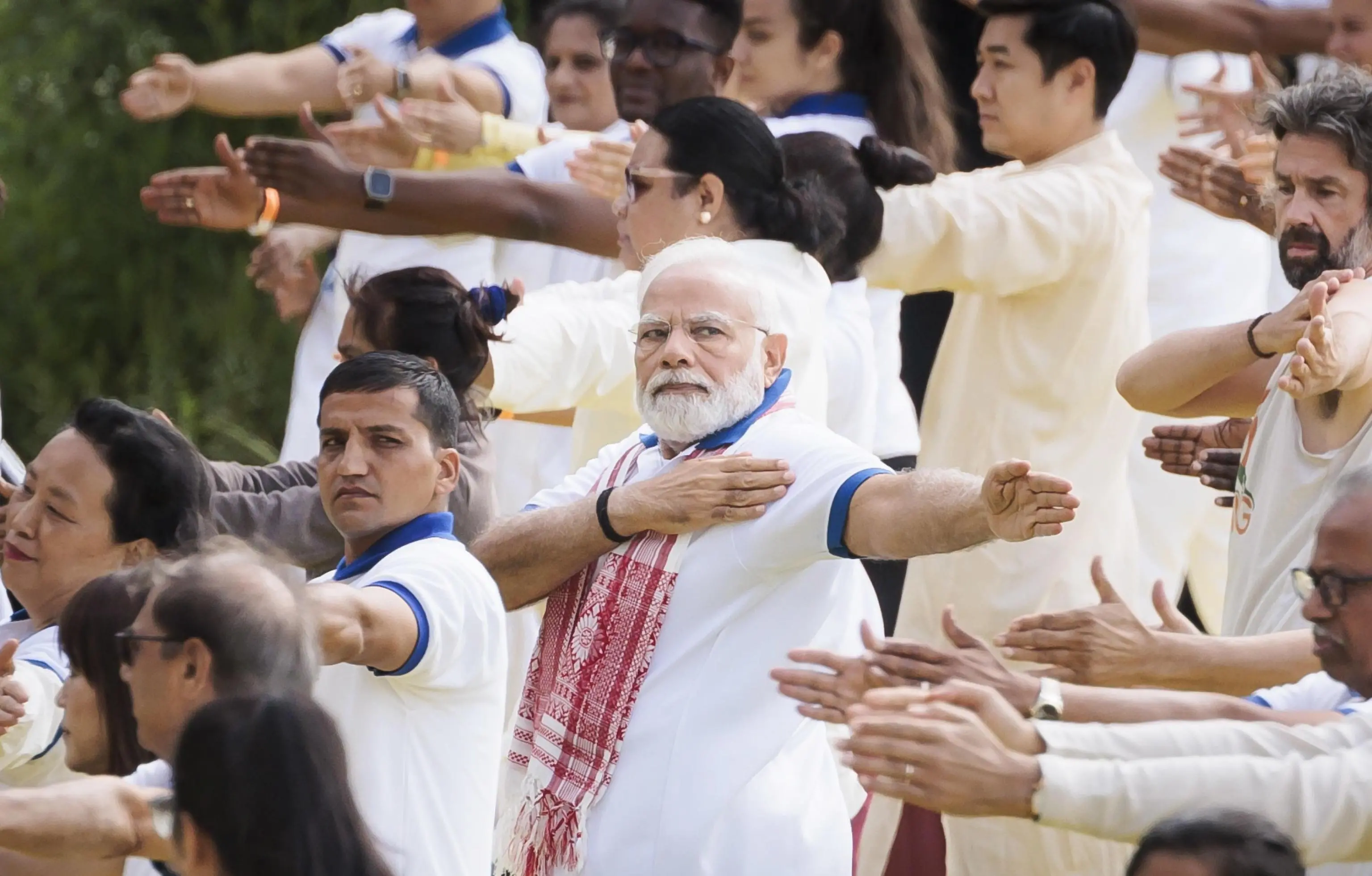 La visita show di Modi Prima fa yoga all’Onu, poi incontra Biden