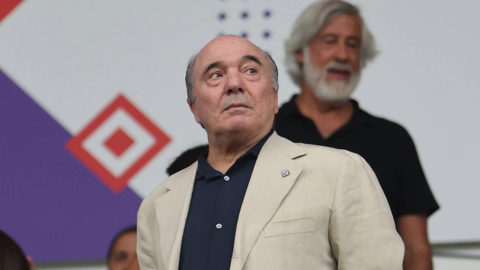 Rocco Commisso in tribuna (foto Germogli)