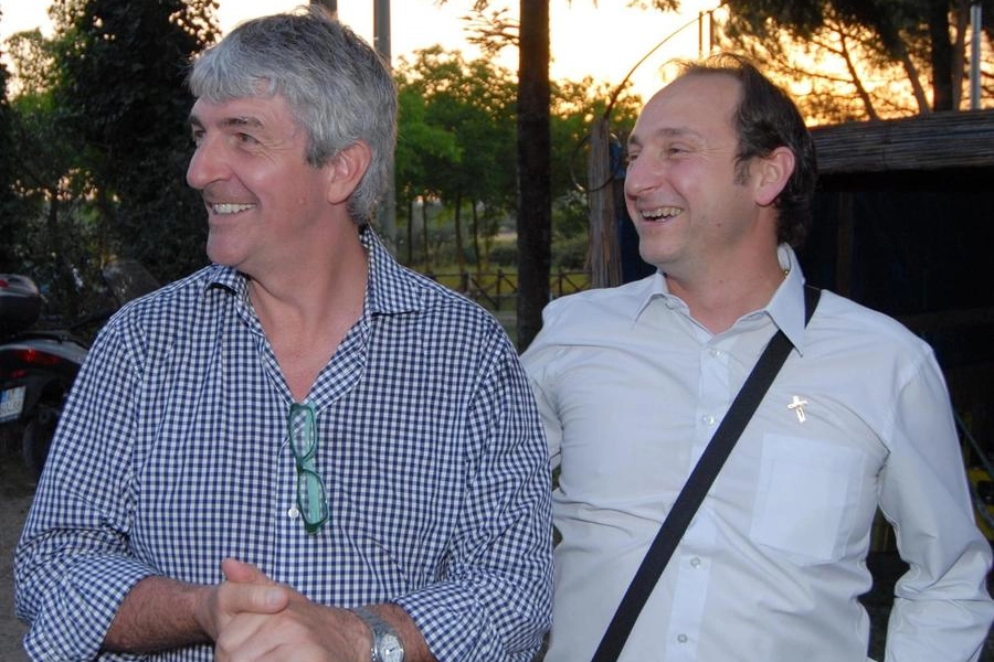 Paolo Rossi e don Paolo De Grandi