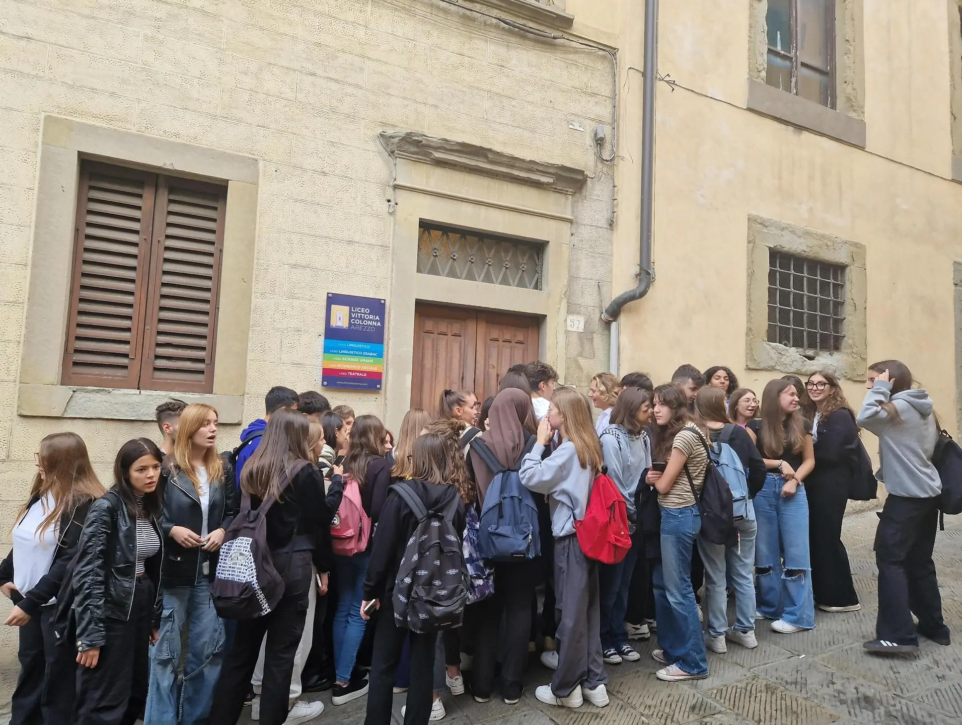 Il Liceo Colonna di Arezzo sbarca in via del Saracino al via le