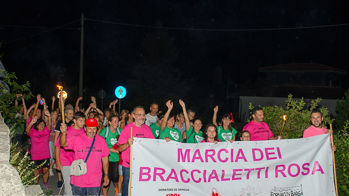 Marcia dei Braccialetti Rosa 