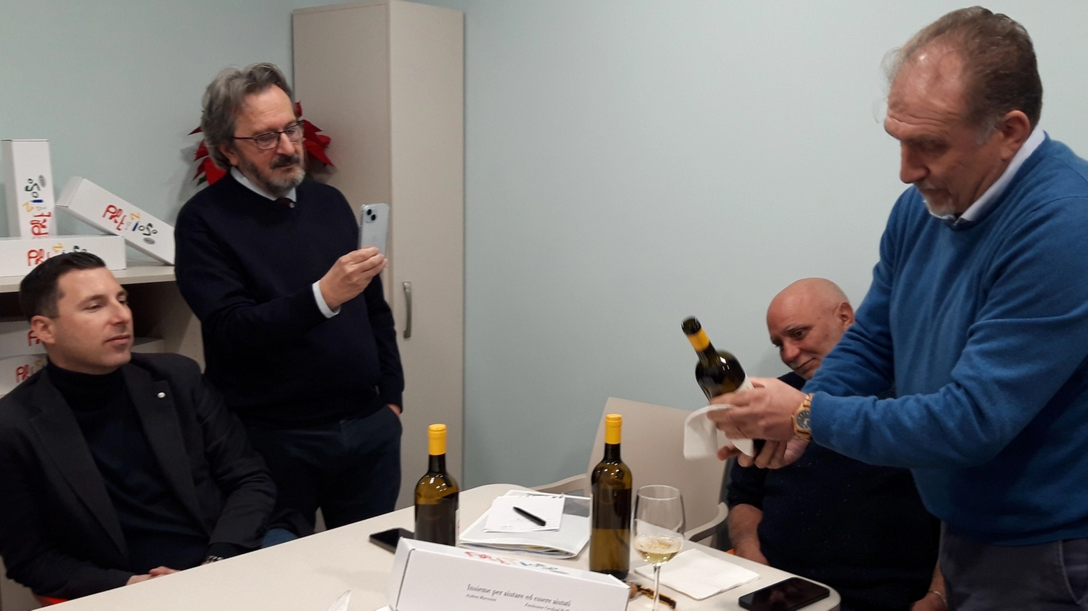 La presentazione del vino Prezioso