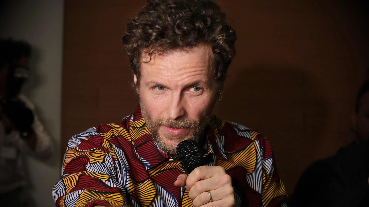 Jovanotti all'università di Firenze (foto Mori-Abruzzese/New Press Photo)