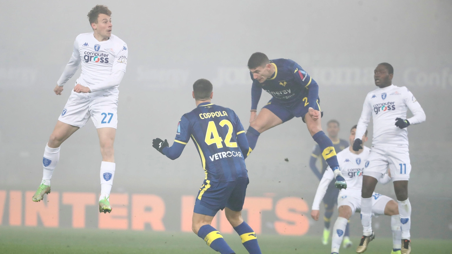 Verona-Empoli 2-1, il gol empolese di Zurkowski