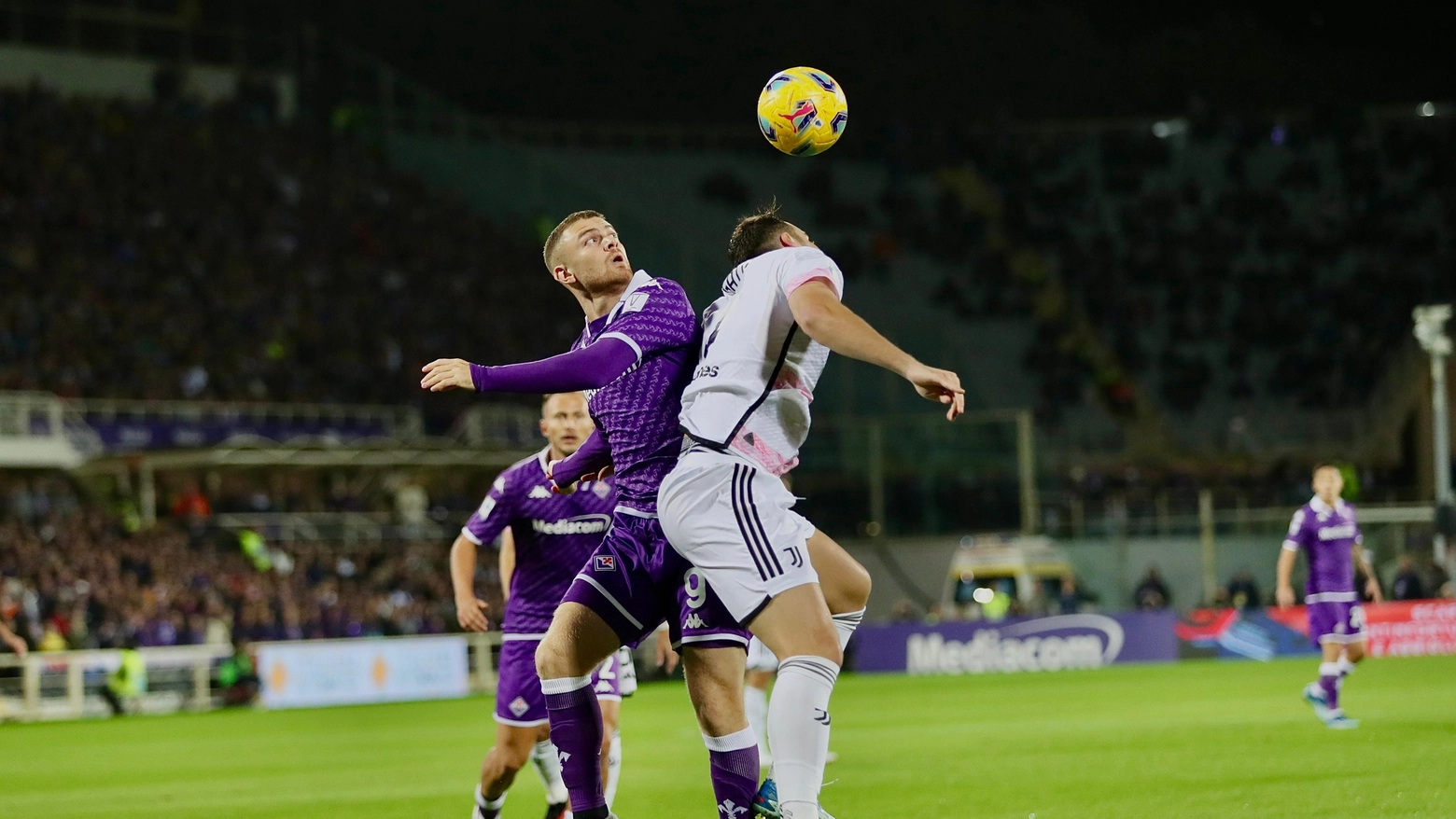 Un momento di Fiorentina-Juve (Davide Franco/Germoli)