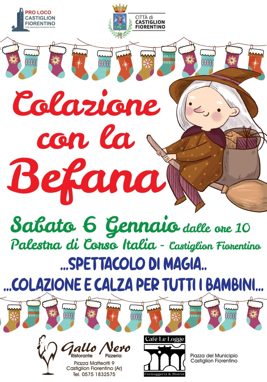 Con “colazione Con La Befana”, Castiglion Fiorentino Chiude Il ...