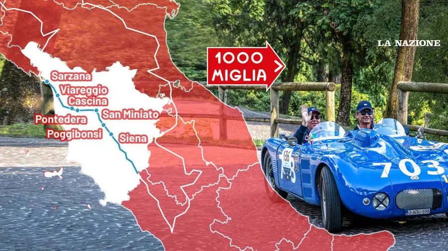 Mille Miglia 2022: quando passa dalla Toscana, tappa a Siena