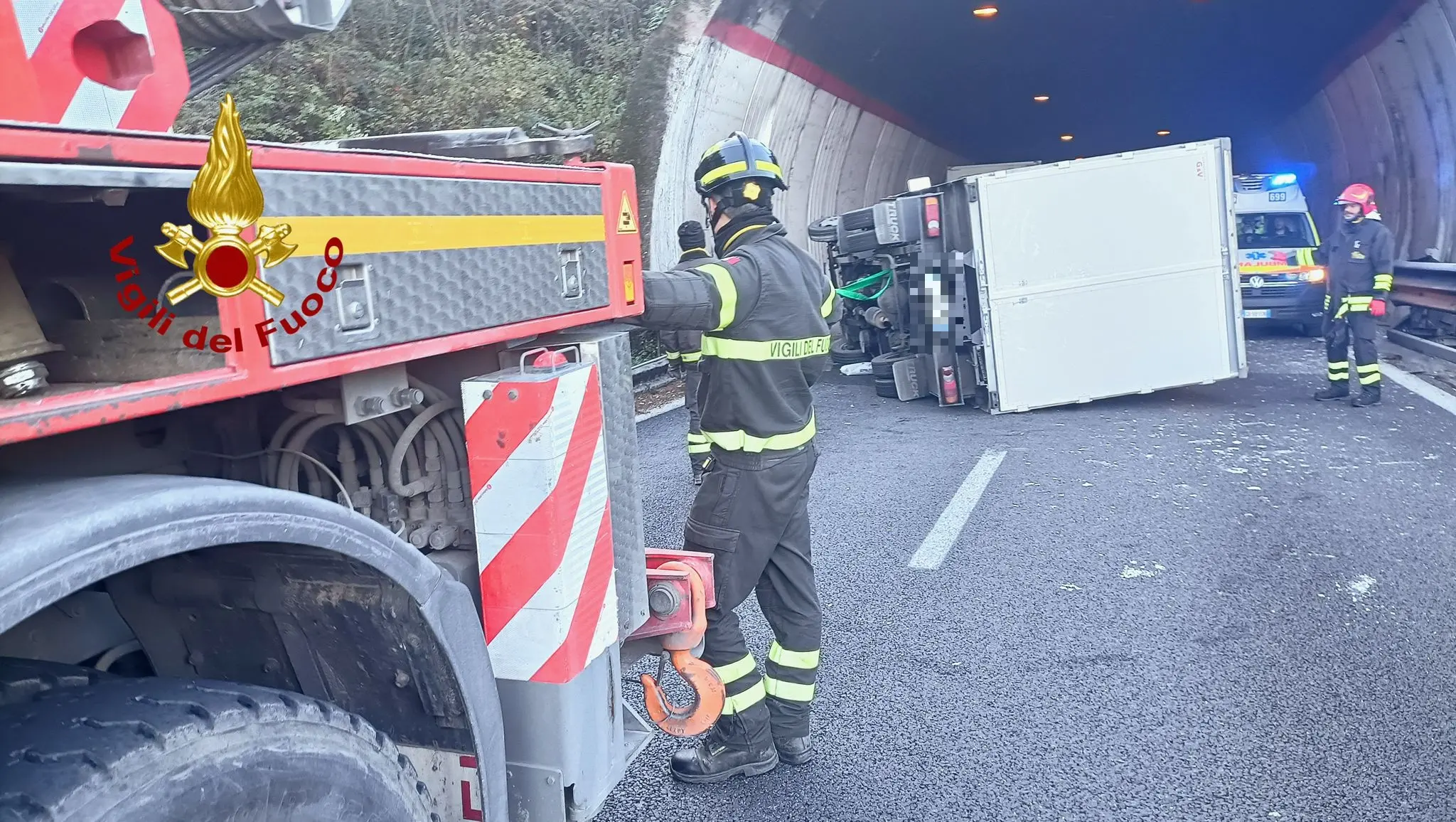 Incidente Sulla Perugia-Bettolle, Camion Si Ribalta