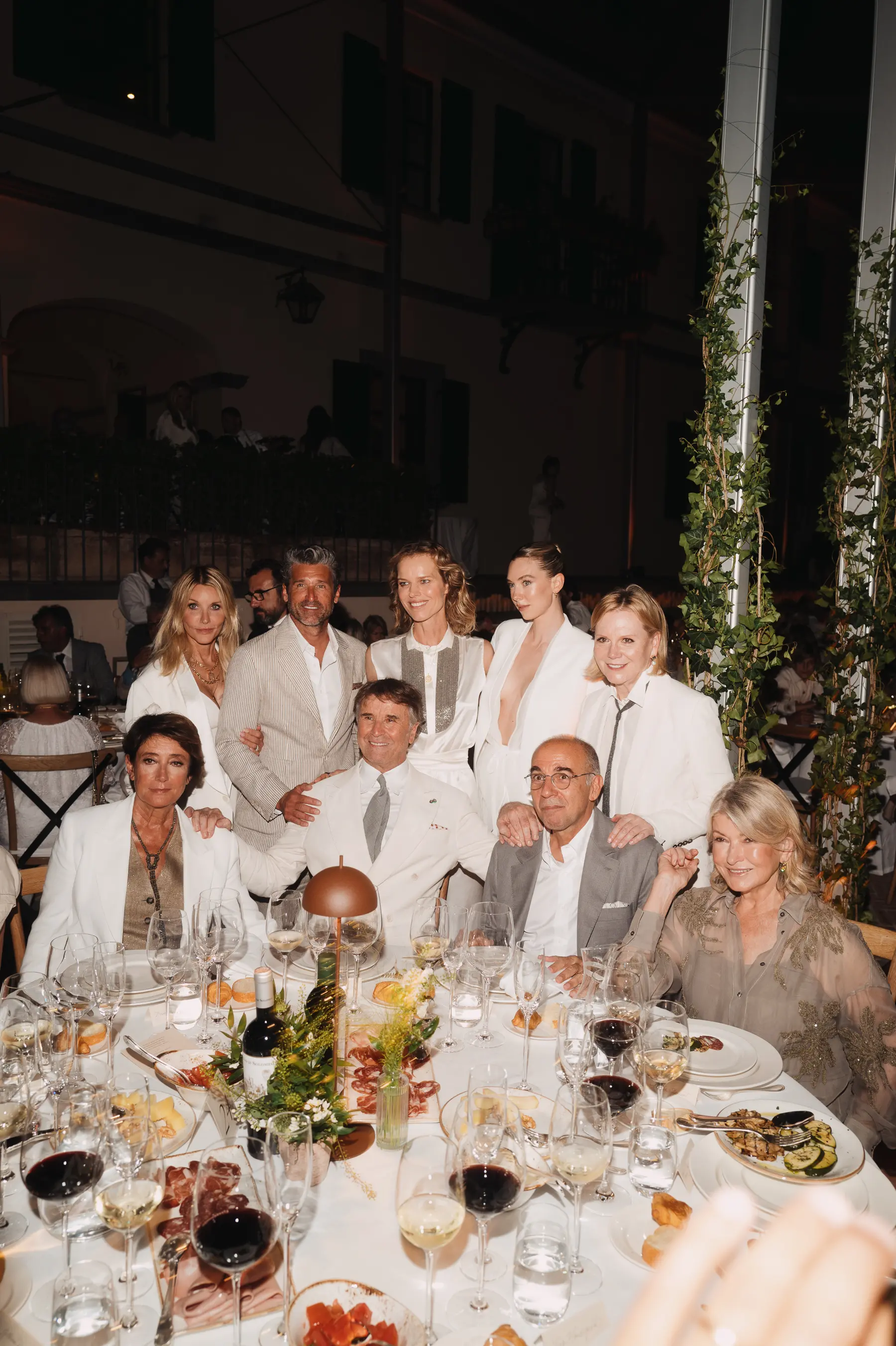 La festa per i 70 anni di Brunello Cucinelli. Da Patrick Dempsey a Vanessa Kirby, ecco chi c’era