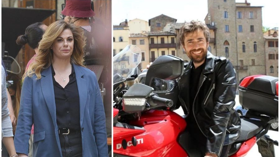 Vanessa Incontrada e Giovanni Scifoni sul set di Fosca Innocenti 2