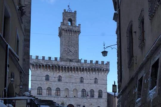 Neve a Montepulciano (foto di Lucia Tremiti)