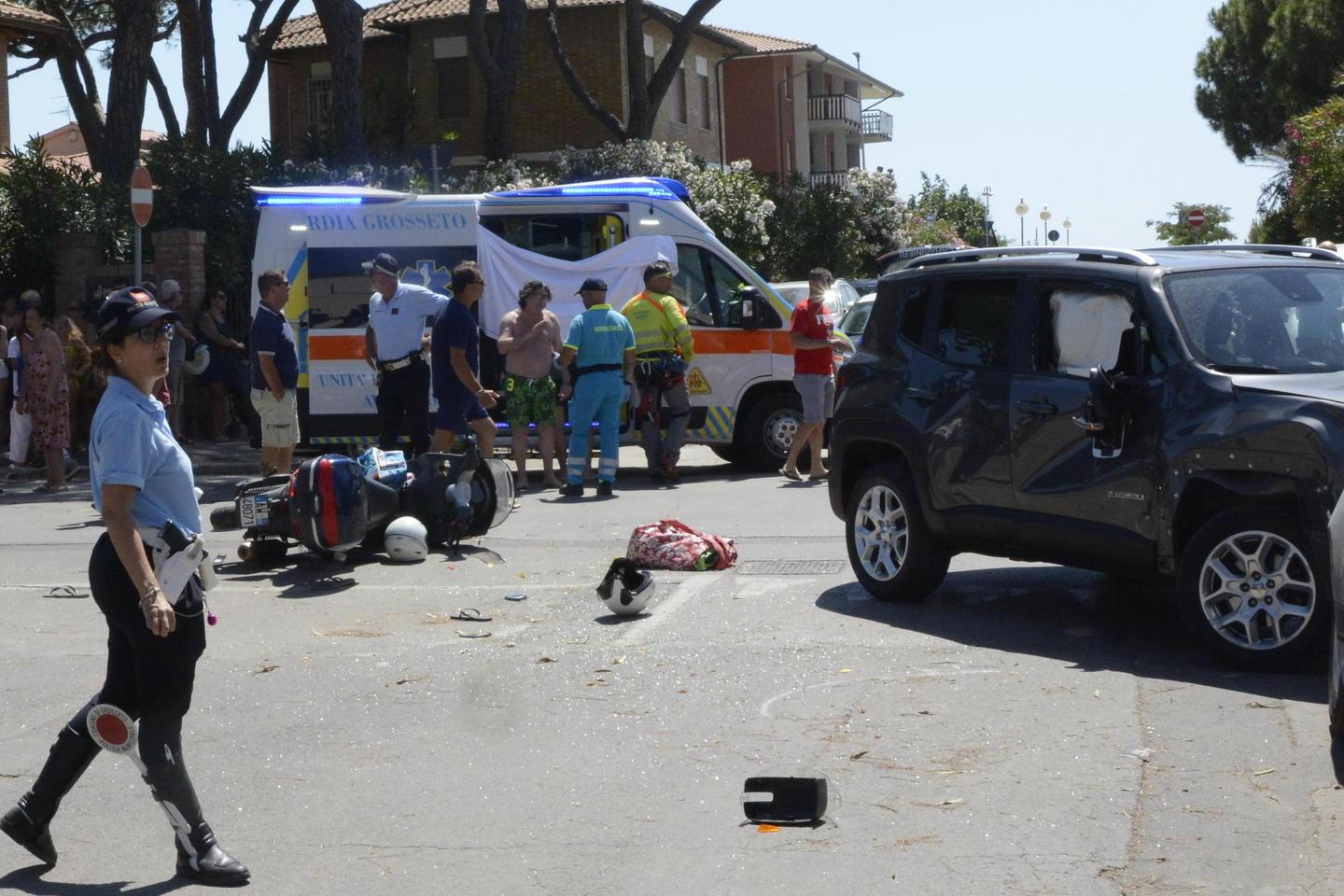 Incidente Grave Un Vigile Del Fuoco In Moto Ferito Il Figlio Di 9 Anni 