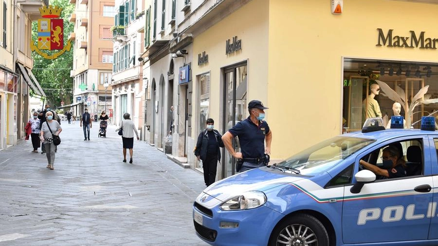 L'intervento della polizia