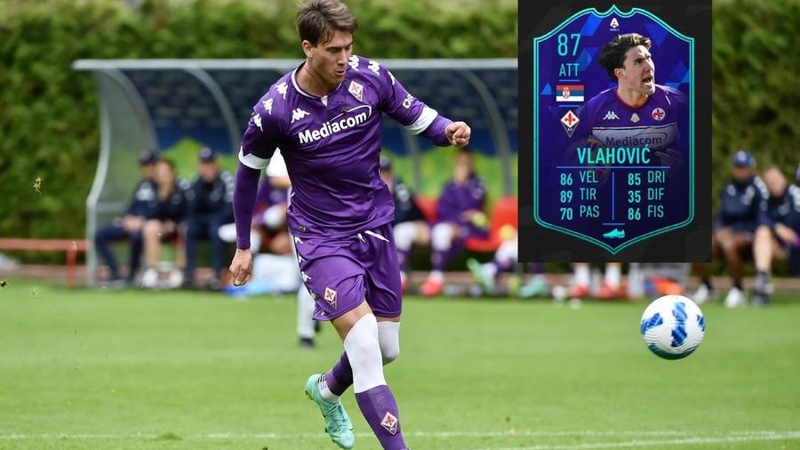 Vlahovic e la carta speciale di Fifa 22