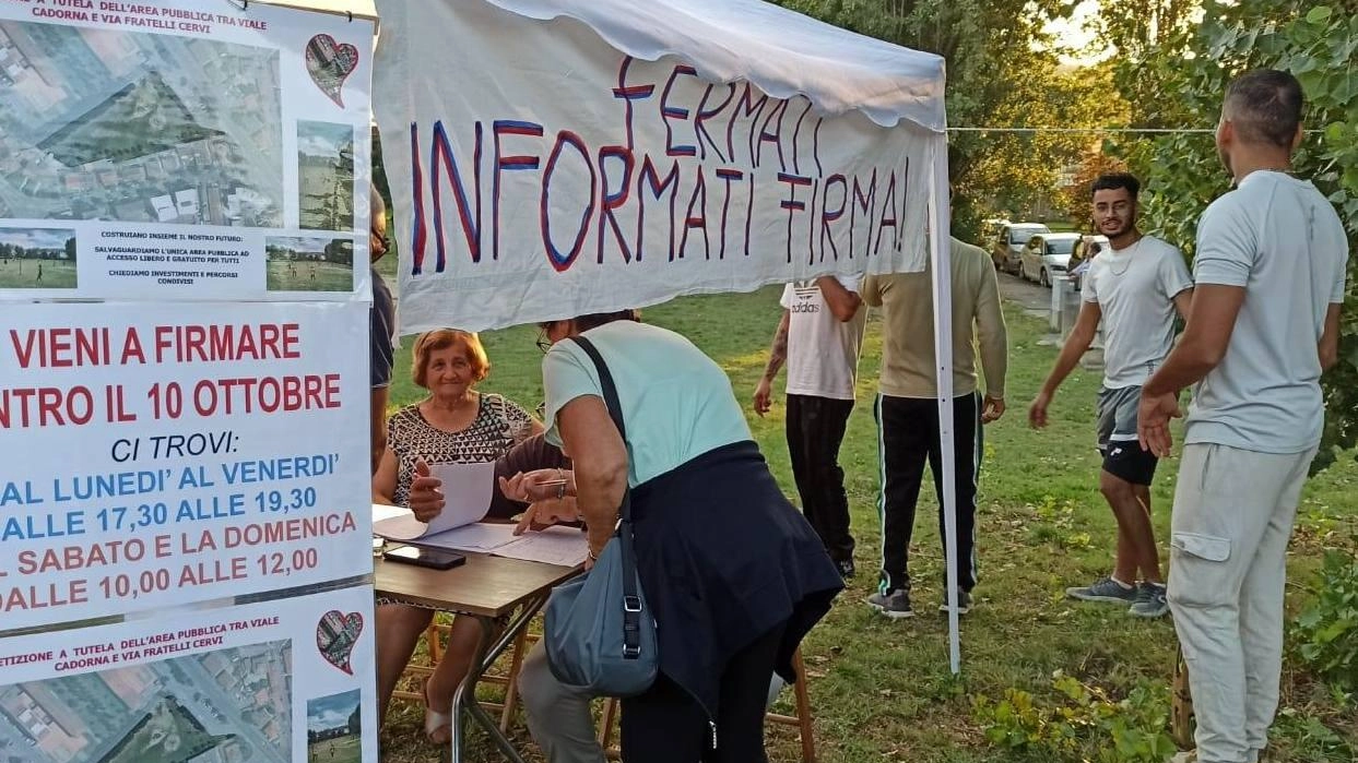 Parco Cadorna, raccolte 600 firme. Consiglio comunale a metà mese