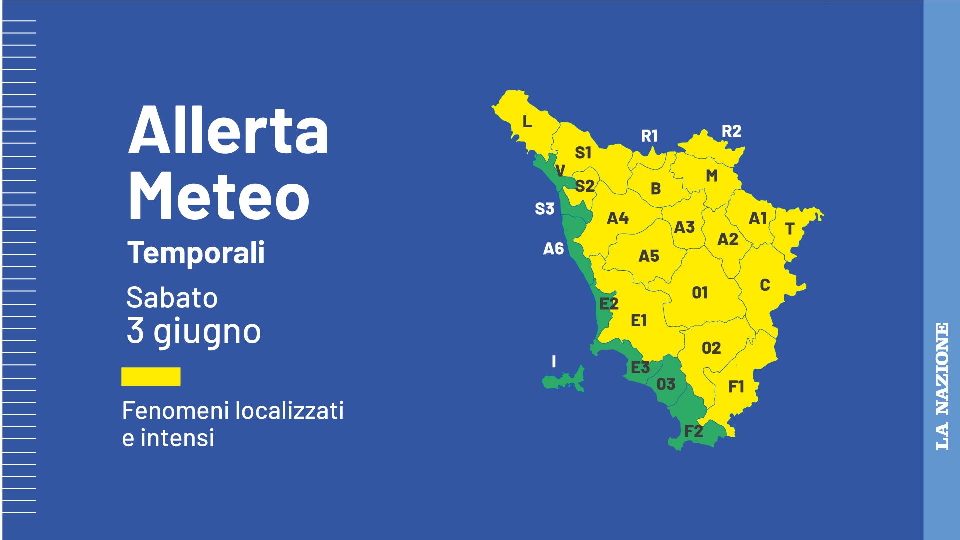 Maltempo, Temporali Forti: Allerta Meteo Gialla In Toscana. Le Zone A ...