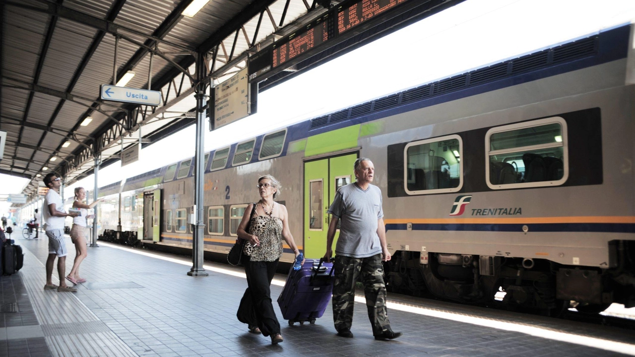 Turisti alla stazione