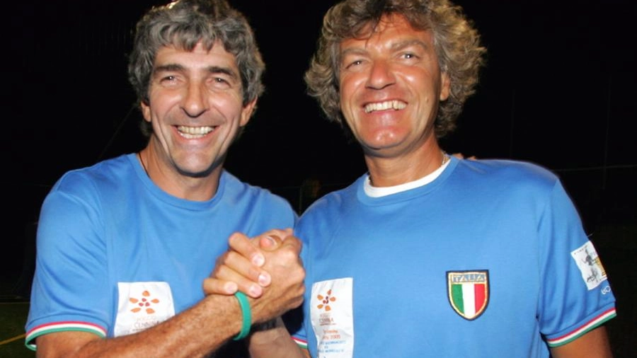 Paolo Rossi e Giancarlo Antognoni (foto Germogli)