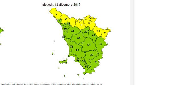 Rischio Neve E Ghiaccio, Allerta Gialla Nel Nord Della Toscana E Nelle ...