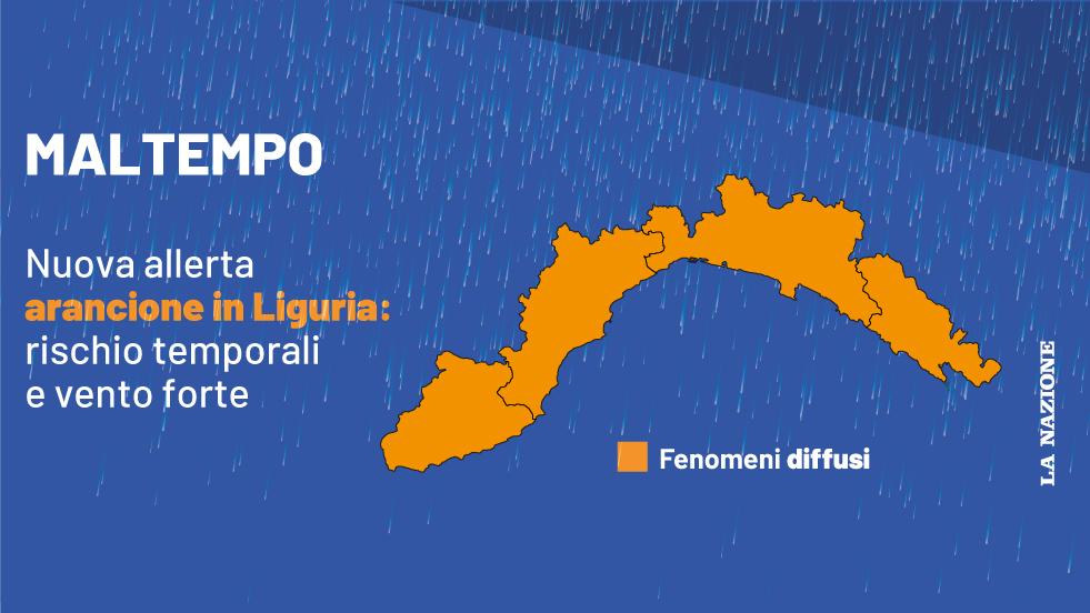 Liguria, Nuova Allerta Meteo Arancione: Temporali Forti E Vento Fino A ...