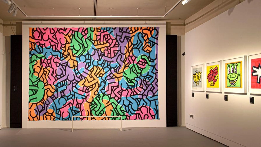 Keith Haring. Foto di Antonello Tofani