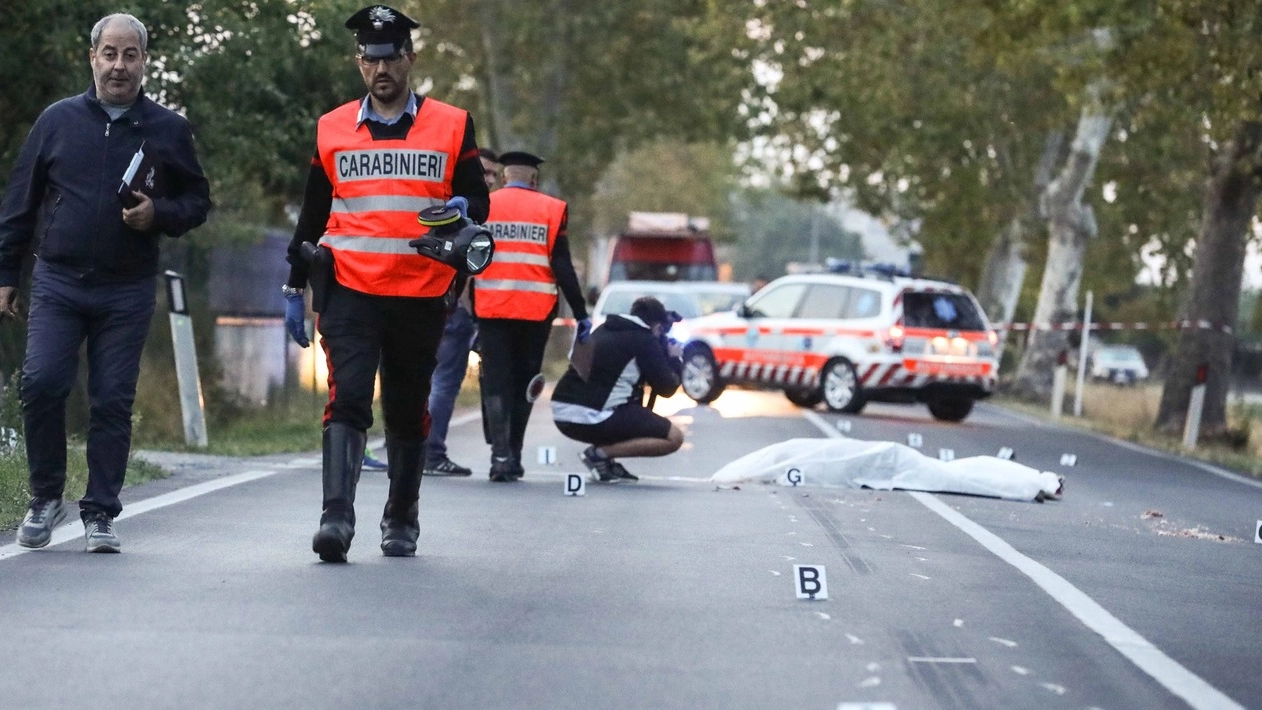 I carabinieri sul posto