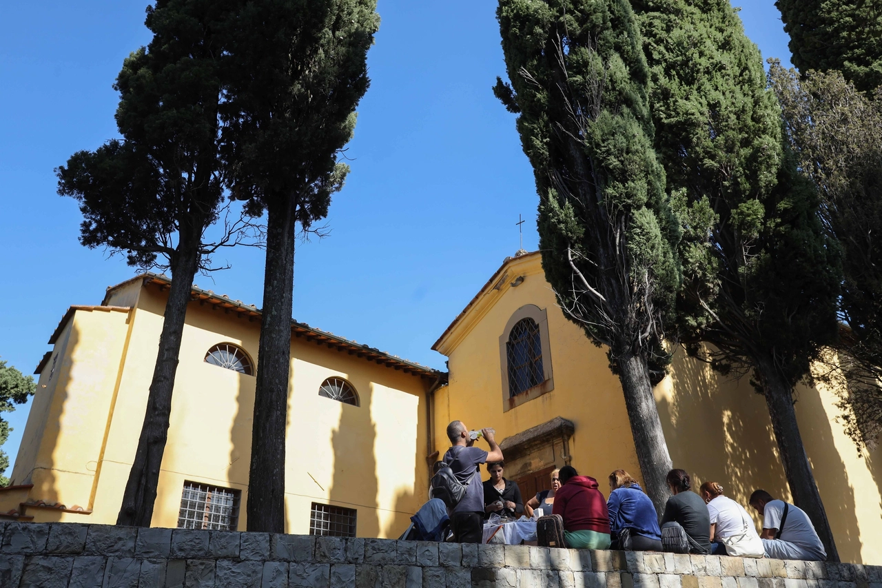 Occupazione in via dei Massoni (Giuseppe Cabras-NewPressPhoto)