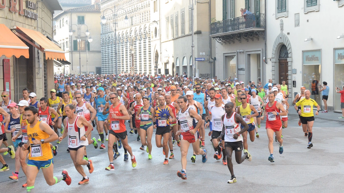 La partenza della Pistoia Abetone