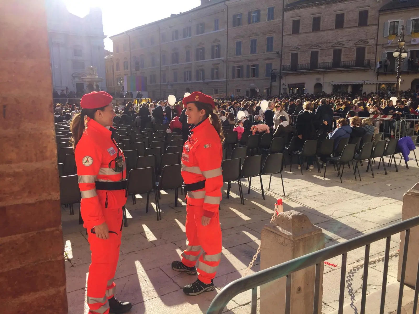 Il Cisom di Firenze a Loreto per la visita del Santo Padre