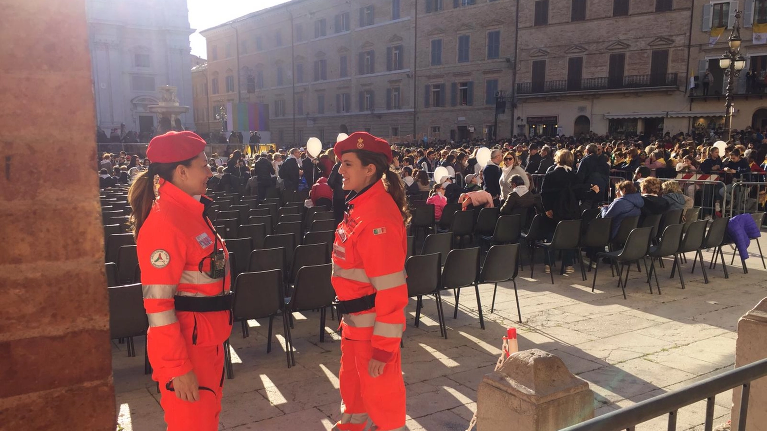 Volontarie del Cisom a Loreto