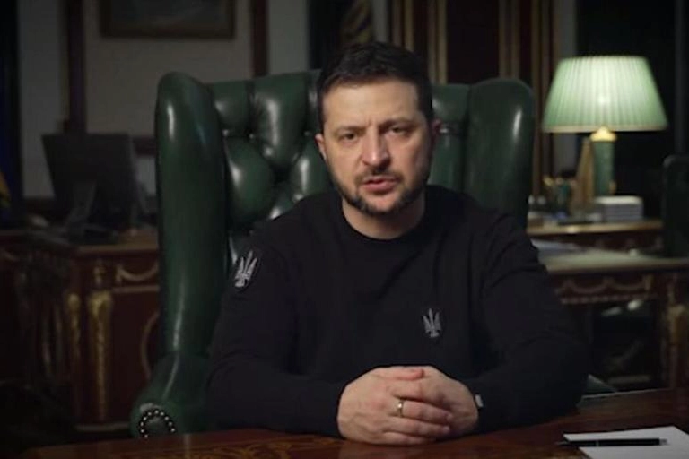 Il presidente ucraino, Volodymyr Zelensky (Ansa)