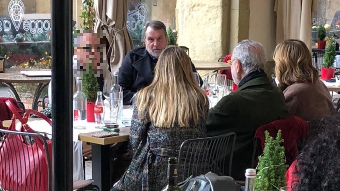 Marco Tardelli al ristorante La Lancia d'Oro ad Arezzo