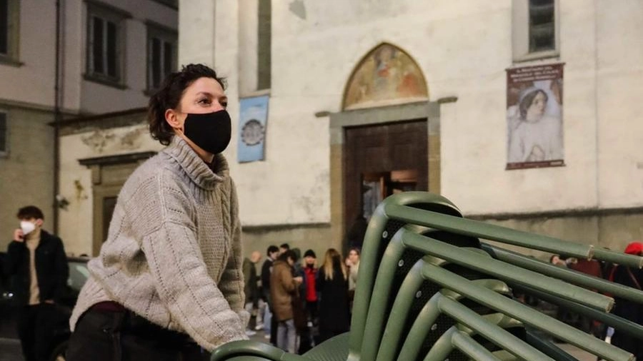 A rischio i tavolini del centro storico