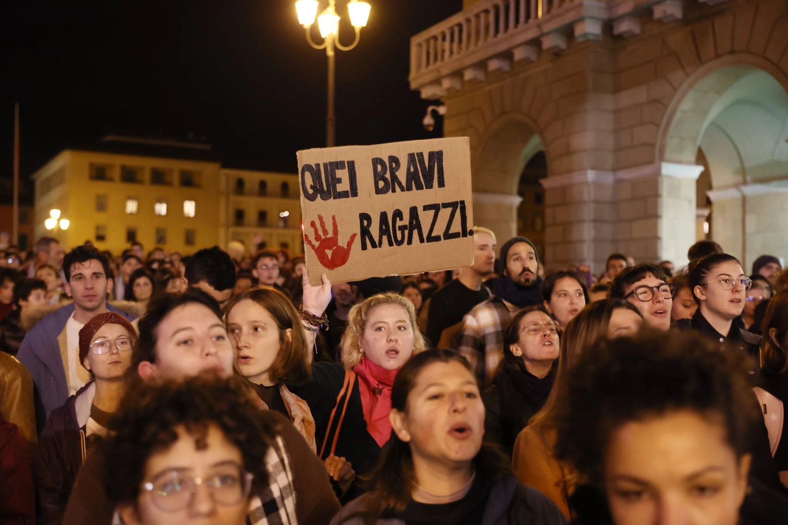 La manifestazione a Pisa per la morte di Giulia Cecchettin (Foto Enrico Mattia Del Punta / Valtriani)
