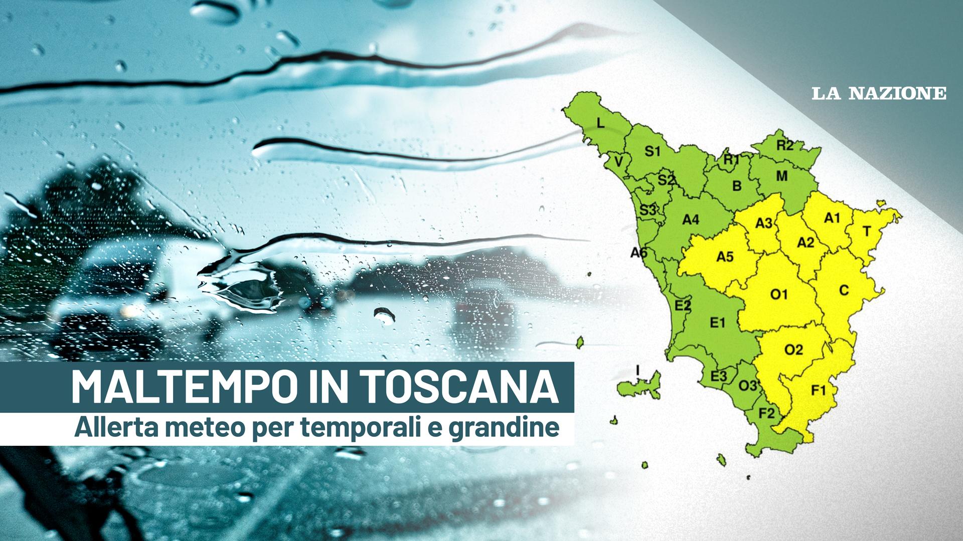 Meteo Toscana, Scatta L’allerta Gialla. Previsti Temporali E Grandinate