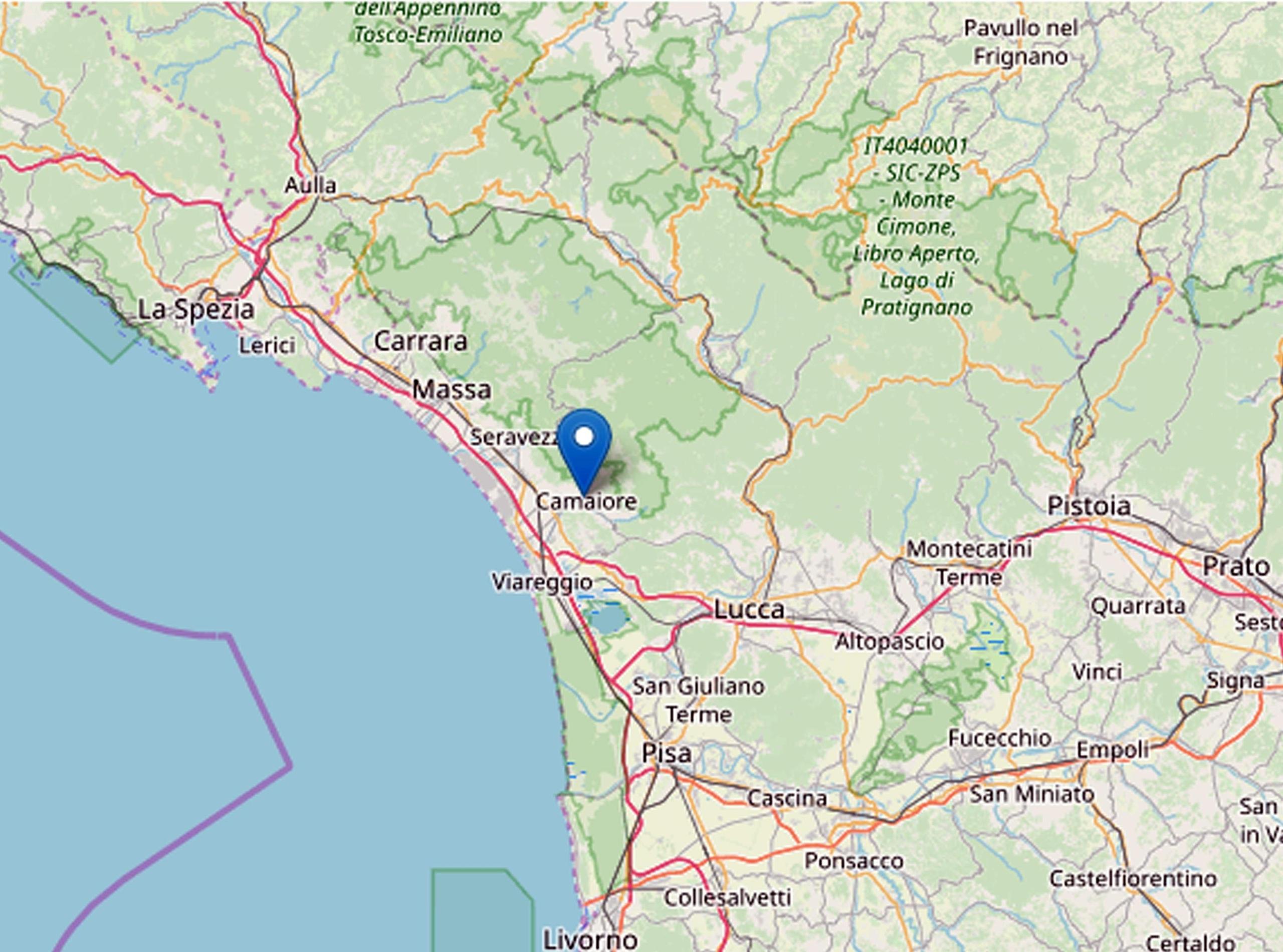 Scossa Di Terremoto In Versilia