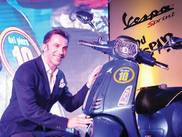 Del Piero ambasciatore della Vespa