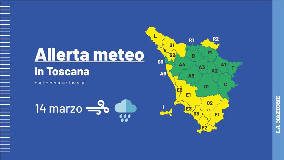 Maltempo In Toscana: Nuova Allerta Gialla Per Pioggia, Vento Forte E ...