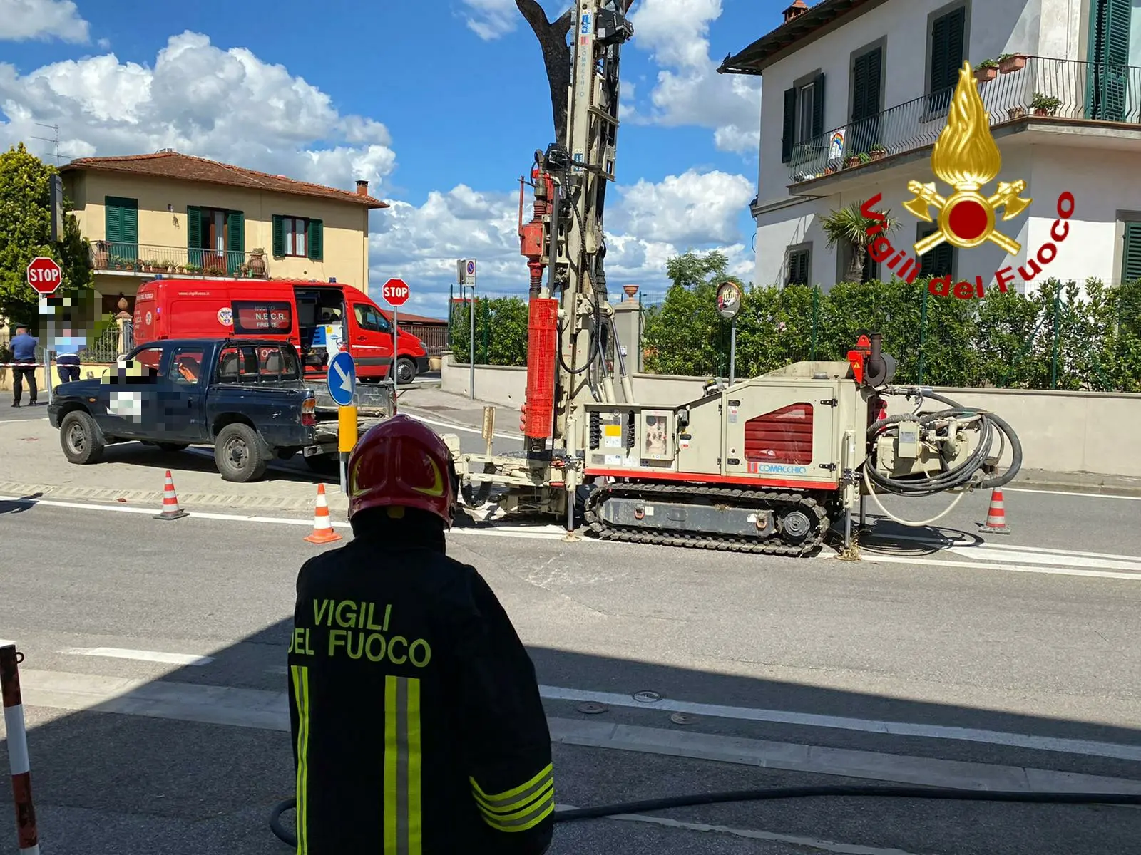 Fuga di gas all'Impruneta